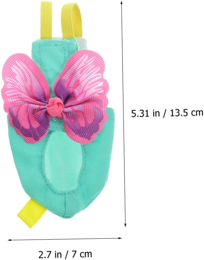 Bird Diapers Harness and Leash for Parrots Lightweight Comfortable Flight Clothes with Reusable Washable Cloth Material Cute Design for Cockatiel and Parakeet Diaper Flight Suit