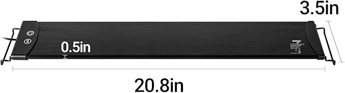 Dimming LED UVB Reptile Light, 24“ LED Reptile Light Bar with Brightness Adjustment & 3 Light Modes, UVB 10