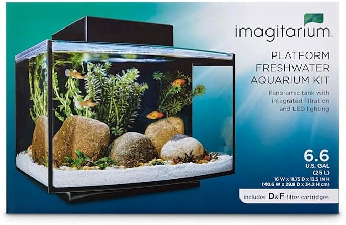 Imagitarium Platform Freshwater Aquarium Kit, 6.6 GAL