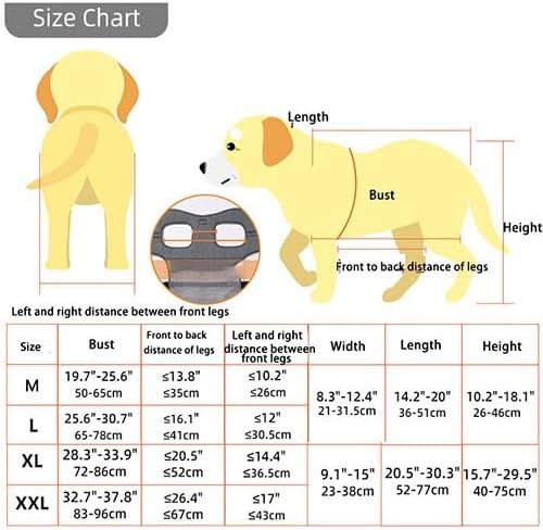 Pet Trolley Adjustable Hind Leg Disabled Dog Mobility Aid Light Rehabilitation Legs Wheelchair Walk Tools(Large)