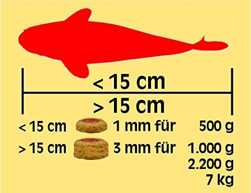 sera Koi Professional Spring & Fall Food 4.86 lb/2200 g | Floating Pellets for Immune Support & Condition | for Temperatures Below 63°F | Enriched with Vitamins & Omega Fatty Acids
