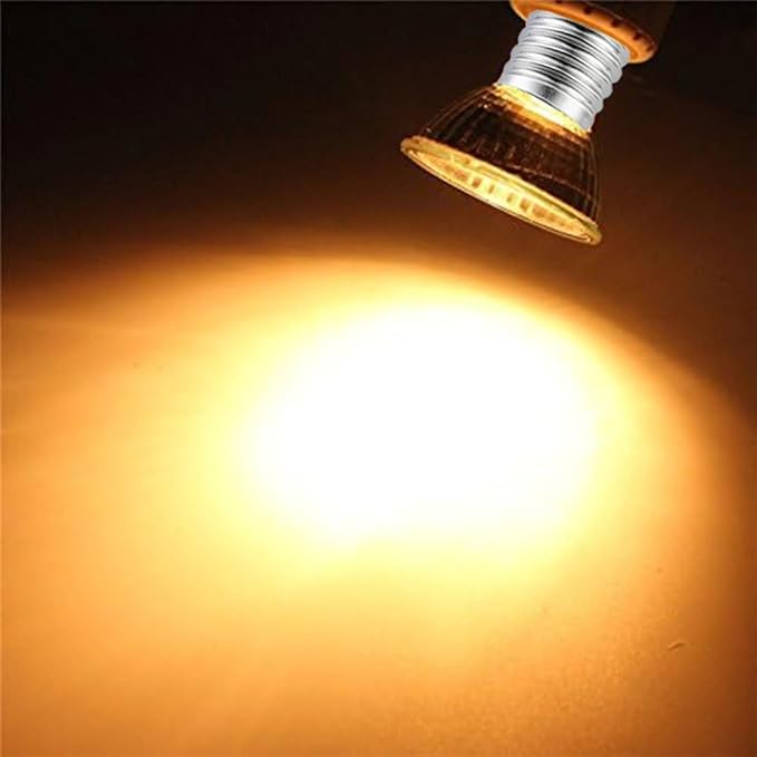 4 Packs 50W Bulb UVB UVA Reptile Light Bulb for Reptiles and Amphibians Use for Turtle, Bearded Dragon, Lizard Cages Heat Lamp Replacement Bulb,Works with Various Lamp Fixtures.