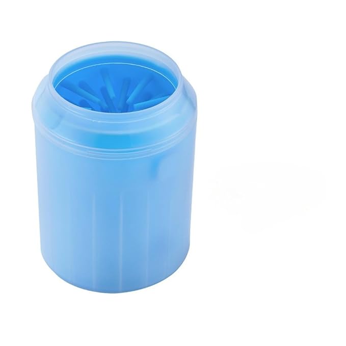 Portable Dog Paw Cleaner Dog Paw Washer Paw Mud Cleaner Pet Foot Cleaner Suitable for Large, Medium and Small Dogs/Cats (Blue, Large)