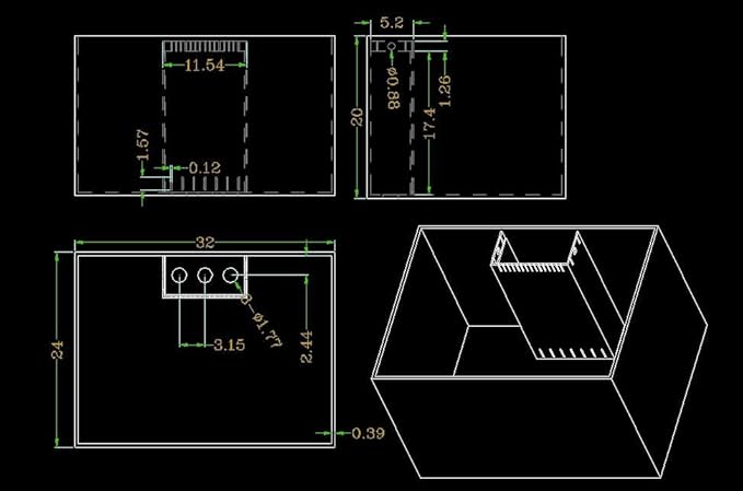 66 Gallon Starfire Rimless Aquariums 32x24x20 10mm with Built-in Overflow
