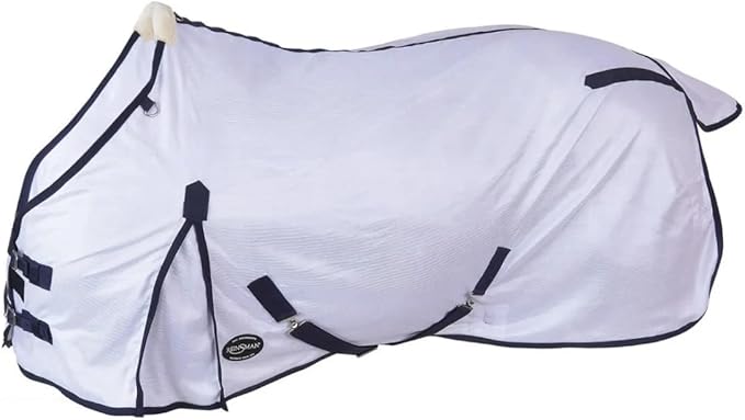 Tack Shack of Ocala- Reinsman Circle Y Breathable Mesh Fly Sheet, Fly Sheet for Horses, Mesh Fly Sheet, Fly Sheet, Breathable Comfy Fly Sheet (72)