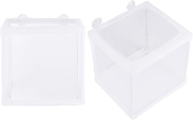 Fish Box, Aquarium Box Nylon Mesh Fish Fry Hatchery Box Floating Separation Net