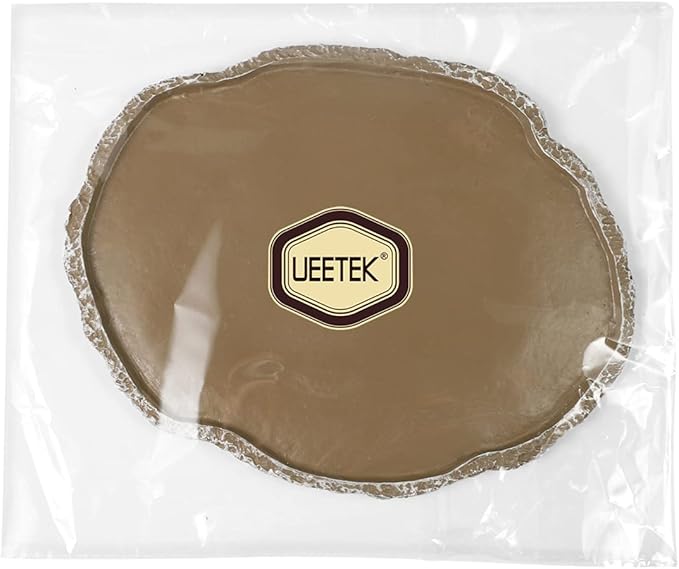 UEETEK Reptile Water Dish: Resin Bowl for Snakes, Turtles, Lizards, 7 x 5.5 x 0.3 inch