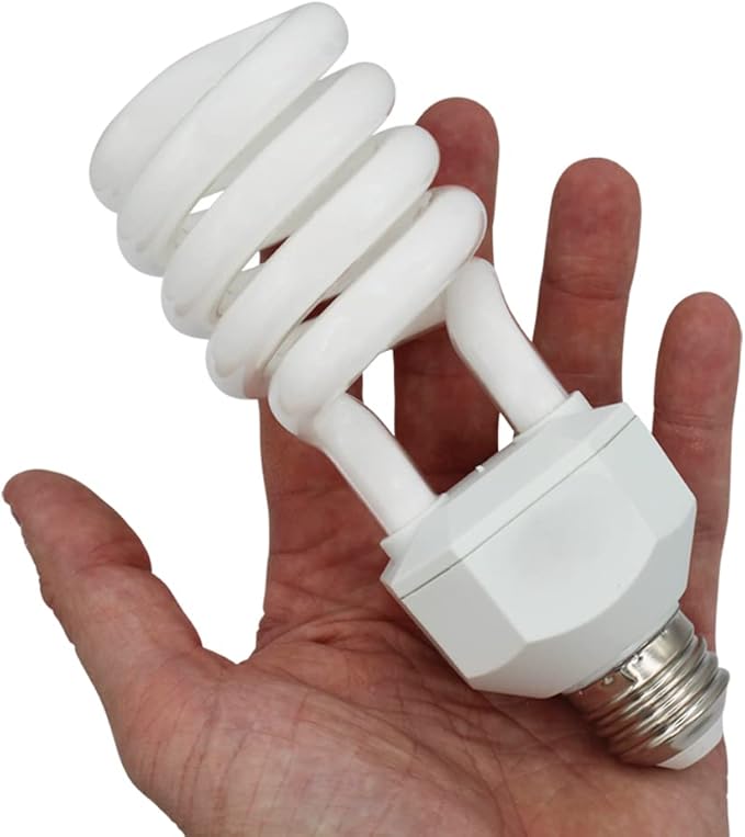 lumenivo UVB Reptile Light 23W 10.0 Desert Terrarium UVB Bulb for Bearded Dragon, Dwarf Monitors, Veiled Chameleons - Simulates UVB from The Sun to Help in Calcium Absorption - 120V - 2 Pack