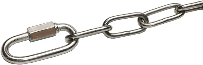 Hypeety Stainless Steel Bell Bird Toys Chew Toy for Parrot, Macaw, African Greys, Small Cockatoo, Parakeet, Cockatiels Heavy Duty Bird Cage Stand Toys (L-8.45 inch)