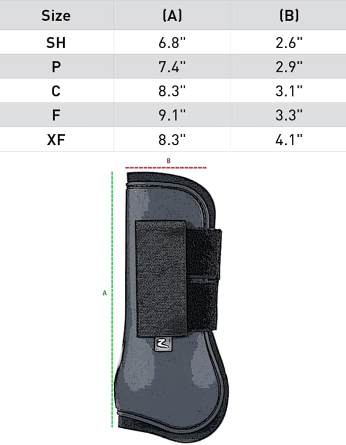 HORZE Adepto Open Front Tendon Boots | Durable Shell with Neoprene Lining - Coral Gold - Warmblood