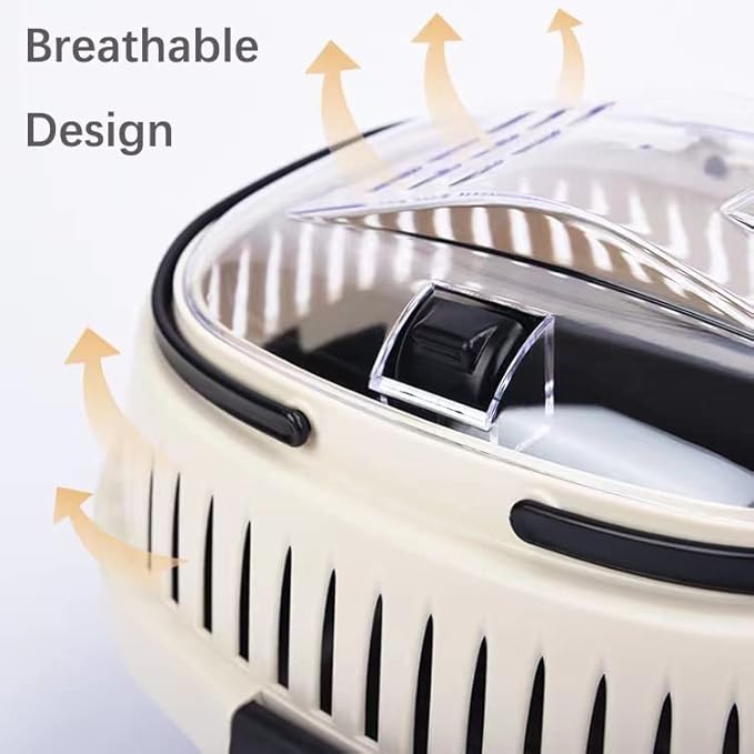 Pink Travel Small Animals Hamster Hedgehog Guinea Pig Cage Carrier for Hamsters Hedgehogs Ferret Bird Parrot Guinea Pig Travel Carrier Cage with Handle Breathable Small Animal Guinea Pig Cage Carrier