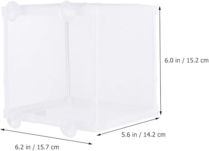 Fish Box, Aquarium Box Nylon Mesh Fish Fry Hatchery Box Floating Separation Net