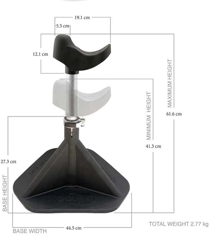 HOOF-IT Blacksmith Farrier Horse Hoof Stand, Black