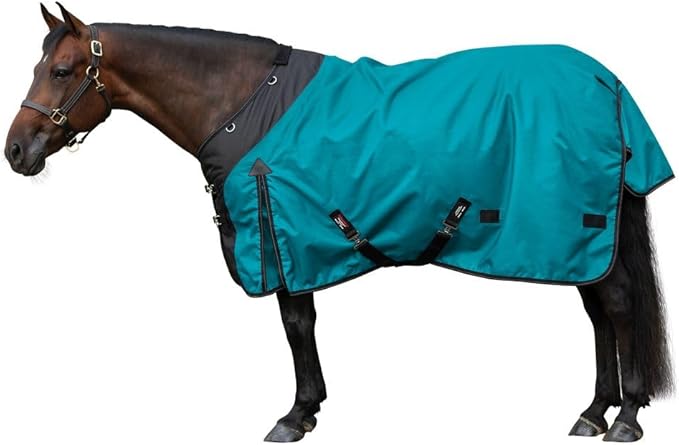 STORM SHIELD Classic II Surcingle Horse Turnout Blanket | Contour Collar | Horse Blankets for Winter Waterproof | 1200D Ripstop Durability | Winter Horse Blanket
