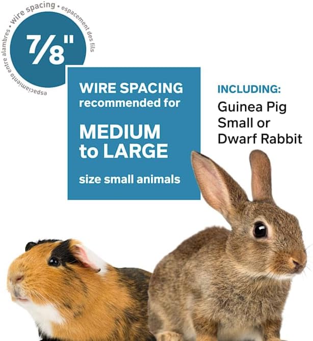 Small Animal Home with Rolling Stand