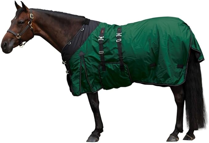 STORM SHIELD Contour Collar Extreme II Horse Turnout Blanket | Contour Collar | 1680D Durable Outer Fabric | Seam Sealed | Weather Protection | Winter Horse Blanket with Multiple Warmth Levels