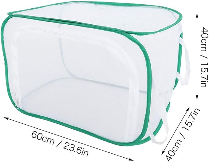 Breeding Cage, Homes for Pets, Large Foldable Ventilated Breeding Cage, Portable Durable Breeding Cage for Canary Aviary Lovebird Budgie Finch Parakeet(40 * 40 * 60cm)