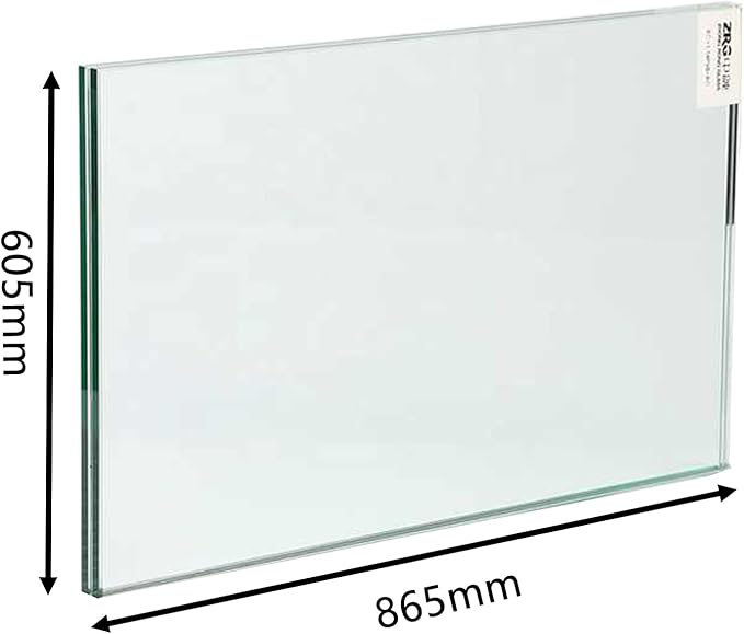 48x24x46 Inch Toxirium Terrarium Tempered Glass Replacement Doors - Left & Right, 2-Pack Panels- High Strength & Security for Large Terrariums