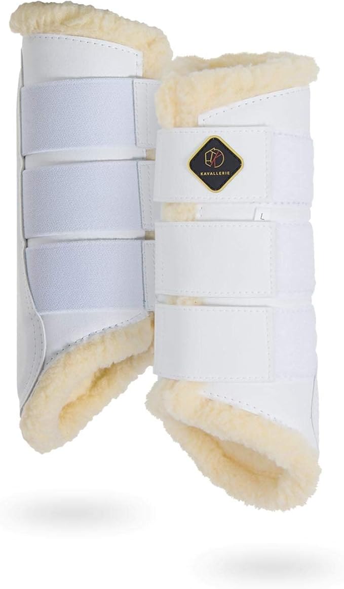 Kavallerie Classic Tendon Boots, Impact-Absorbing Material, Breathable & Evenly Distribute Pressure, Protect Tendon and Ligaments, Anti-Slip, Anti- Sore and Moisture Repellant Show Jumping Boots