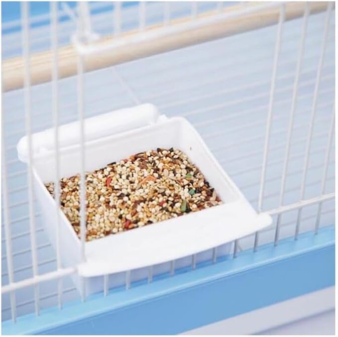 Renaissance Rhapsody Triple Roof Bird Cage with Elegant Multi-Tiered Design, Durable Construction, Spacious Interior Green
