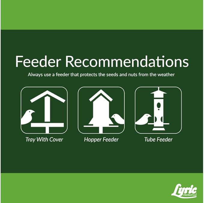 Lyric Fine Tunes Wild Bird Seed, No Waste Bird Food Mix, 5 lb. Bag. See the attached screenshot and the variated size for a consistent and positive customer experience.