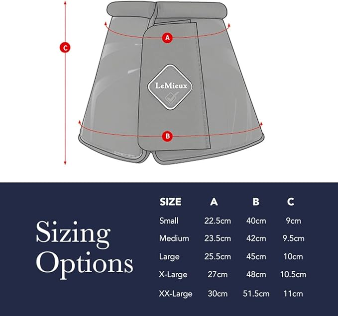 LeMieux Black Ballistic Overreach Horse Boots - Over Reach or Bell Boots for Horses - Protective Gear and Training Equipment - Equine Boots, Wraps & Accessories