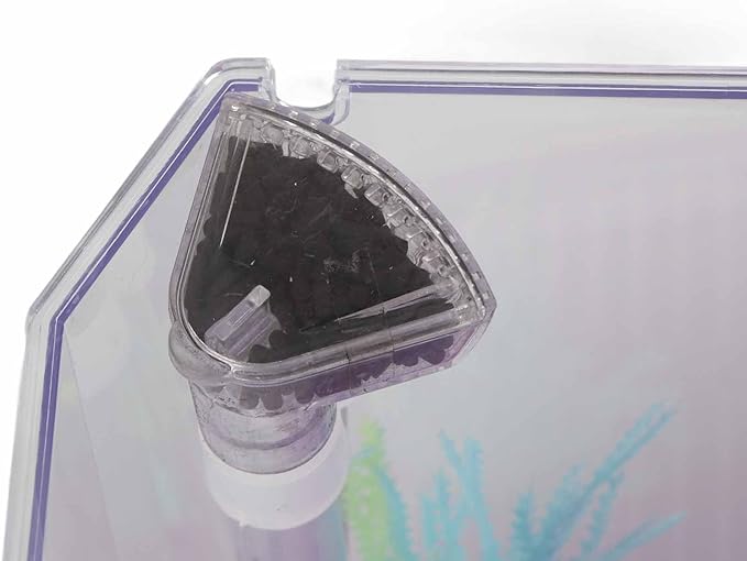 Yctze LED Acrylic Aquarium Breeding Box and Kit - Ideal for Betta Fish, Dual and Mini Aquarium Environment