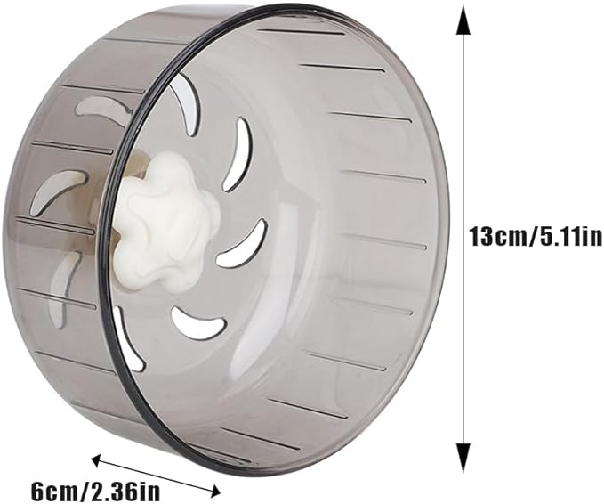 Joyzan Hamster Exercise Wheel, Mice Silent Quiet Running Spinner Mini Pet Small Guinea Pig Toy Mute Mount on Cage Accessories Gerbil Dwarf Syrian Rat Animal Chinchillas Dwarf Syrian Hedgehog Mouse 5in