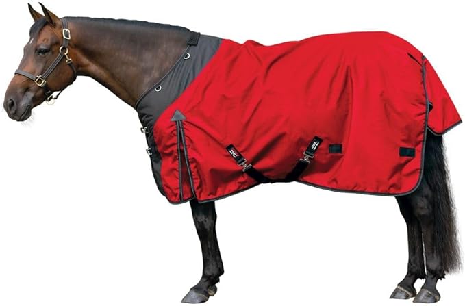 STORM SHIELD Classic II Surcingle Horse Turnout Blanket | Contour Collar | Horse Blankets for Winter Waterproof | 1200D Ripstop Durability | Winter Horse Blanket