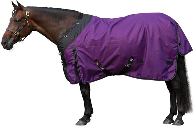 STORM SHIELD Classic II Surcingle Horse Turnout Blanket | Contour Collar | Horse Blankets for Winter Waterproof | 1200D Ripstop Durability | Winter Horse Blanket