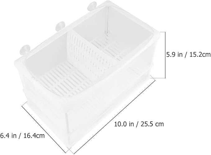 POPETPOP 1pc Portable Fish Hatching Net Water Separation Box for Aquarium Isolation Breeding Tank Separator Easy to Use and Install and Cloth Material