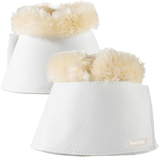 HORZE Signature Bell Boots - White - L