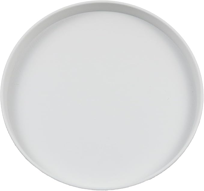 Reptile Food Bowl OMEM Water Dish,Feeding Dish, Birds Bowl (S, White)