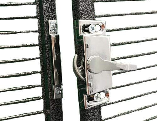 Durable All-Metal Mansion Cage for Chinchillas, Rats, Ferrets, Degus (2-Level)