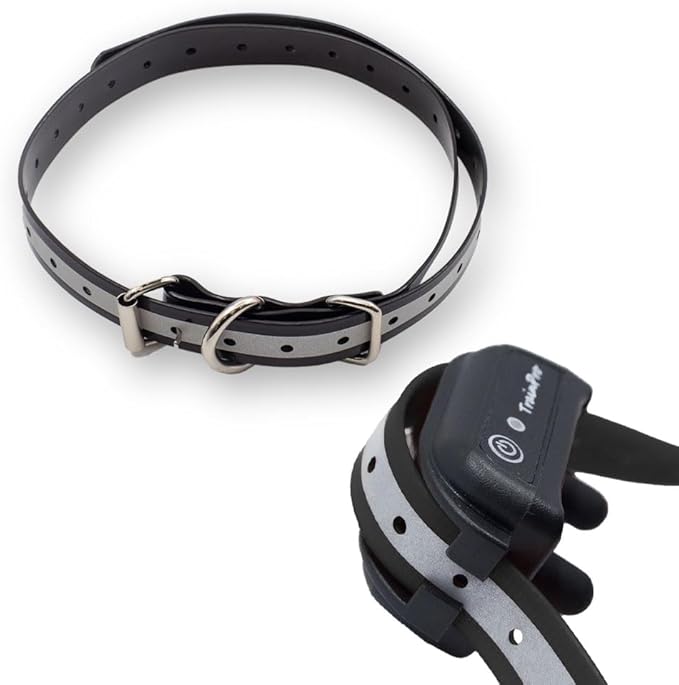 Universal 27 ½” X ¾” Replacement Band Strap for Dog Training Collar - Adjustable Waterproof TPU for Remote E-Collar, Static/Vibration Shock Trainer, Fits Most Bark Control & Obedience Devices