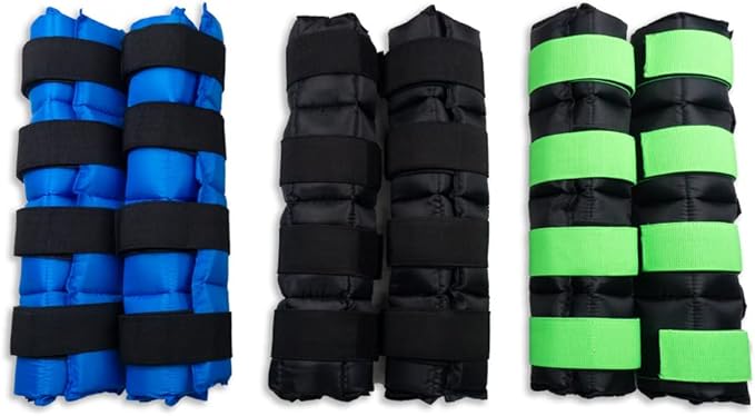 Horse Ice Boots - Reusable Gel Ice Pack for Horses | Cooling Leg Wraps for Hock, Knee, Ankle & Hooves | Horse Supplies & Care Gift Ideas - 1 Pair, Green