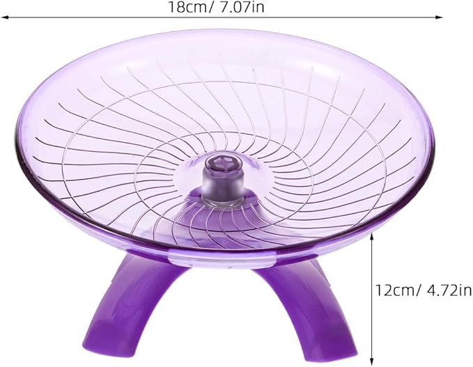 POPETPOP Silent Hamster Running Wheel 7 Inch Exercise Toy for Hamsters Gerbils Mice Hedgehogs Squirrels Quiet Fitness Wheel for Small Pets