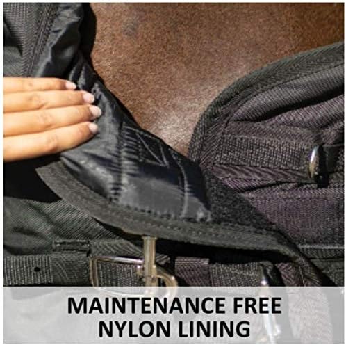 STORM SHIELD Contour Collar Extreme II Horse Turnout Blanket | Contour Collar | 1680D Durable Outer Fabric | Seam Sealed | Weather Protection | Winter Horse Blanket with Multiple Warmth Levels