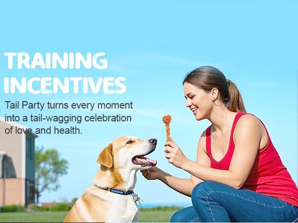 TailParty Turkey Tendons for Dogs, 4.23 oz, Small Dog Training Treats, Natural Long-Lasting Chew Snacks, High-Protein Beef Tendons, Healthy Hypoallergenic Puppy Bone
