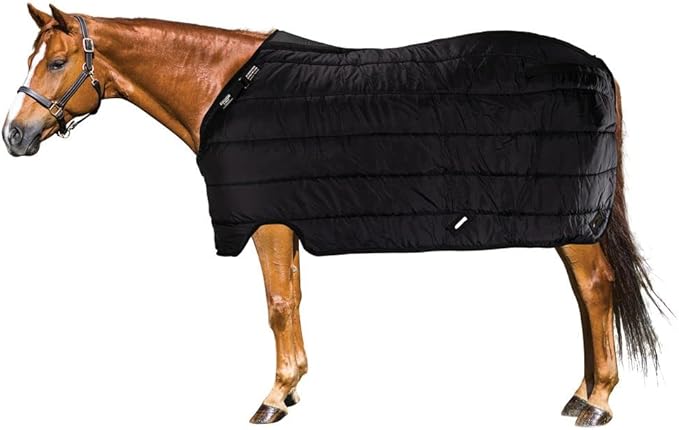 V-Free Nylon Blanket Liner for Horses | Deep V Closed Front | Customizable Neck Size | Insulated Warmth & Breathability