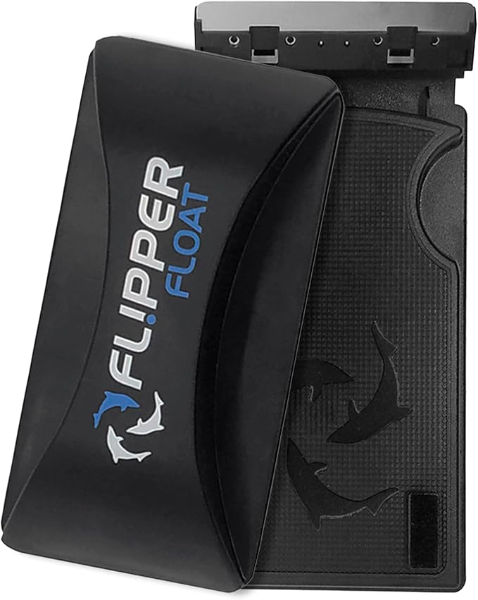 Flipper Cleaner Float - 2-in-1 Floating Magnetic Aquarium Glass Cleaner - Fish Tank Cleaner - Scrubber & Scraper Aquarium Cleaning Tools - Floating Fish Tank Cleaner, Standard