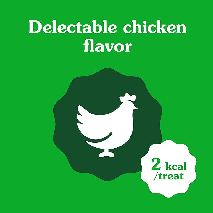 Greenies Feline Smartbites Healthy Indoor Cat Treats, Chicken Flavor, 16 oz. Tub