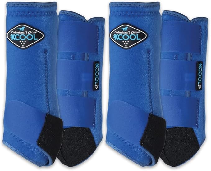 Professional's Choice 2XCOOL Sports Medicine Horse Boots | Protective & Breathable Design for Ultimate Comfort, Durability & Cooling in Active Horses | 2 Pack