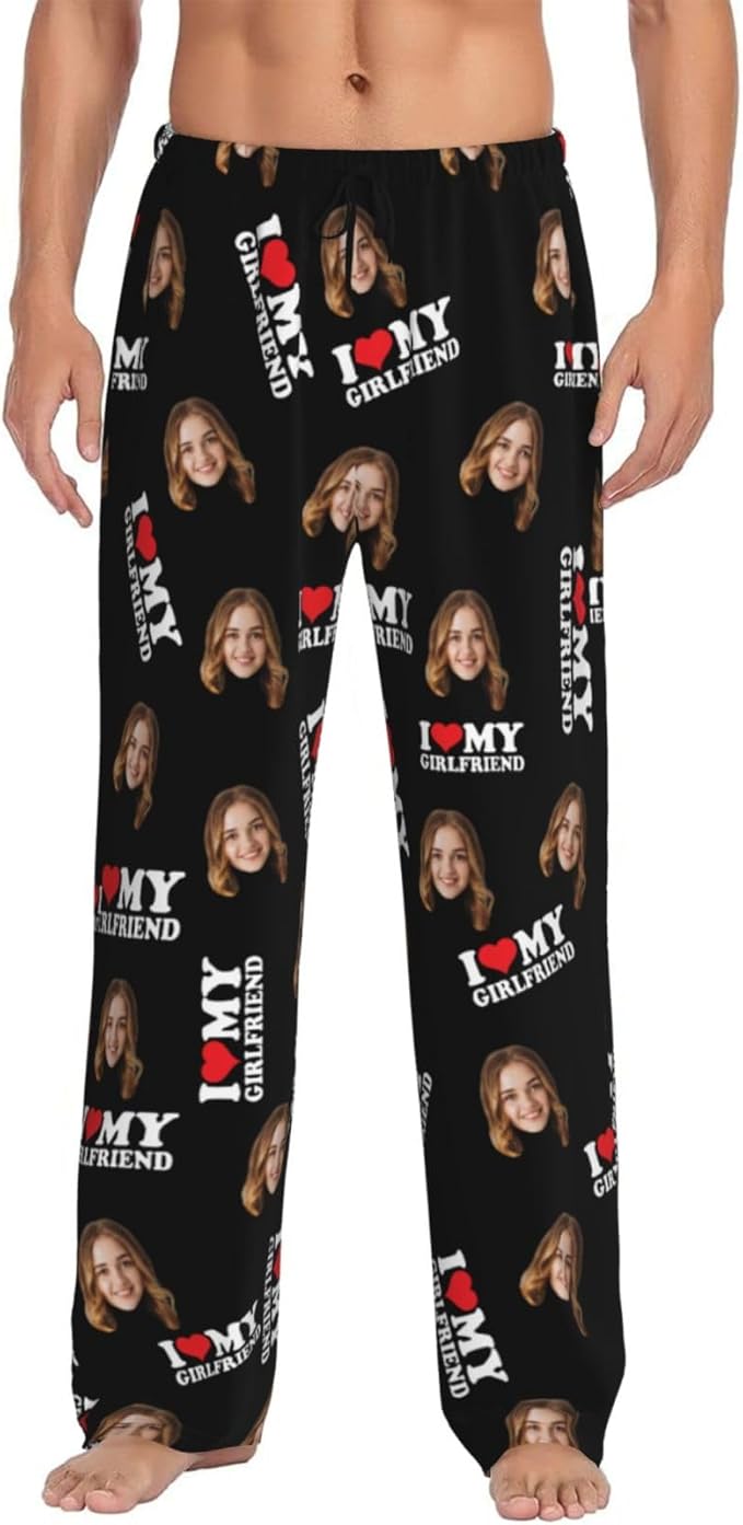 Personalized Pajama Pants For Men Women Custom Pajama Pants With Face Custom Face Pajamas Funny Customized Gifts