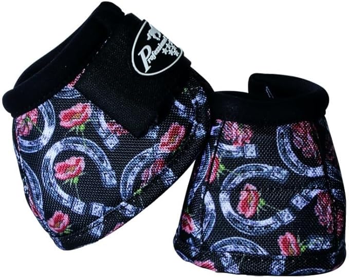 Professional's Choice Ballistic Overreach Bell Boots for Horses | Superb Protection, Durability & Comfort | Quick Wrap Hook & Loop