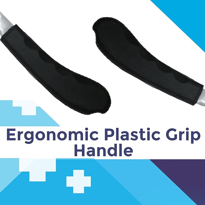 Regular Hoof Knife for Horses – Farrier Tool with Plastic Grip – Hoof Trimming Knife for Equine Care & Veterinary Use (Left Hand)