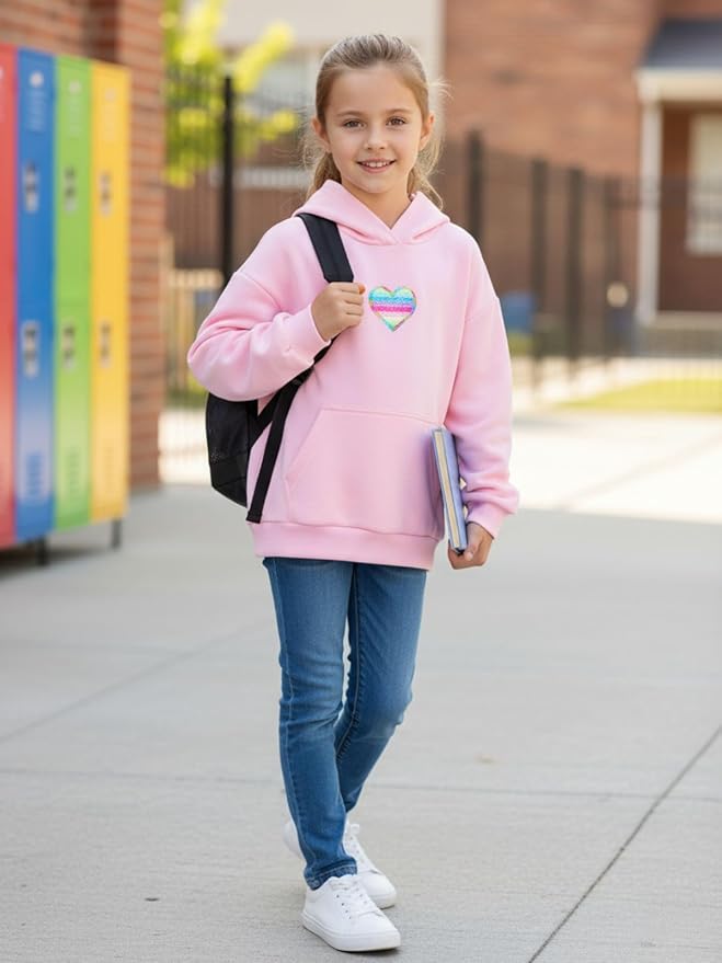 WELAKEN Sweatshirts for Girls Toddler & Kids II Little Girl's Pullover Tops Sweaters & Hoodies