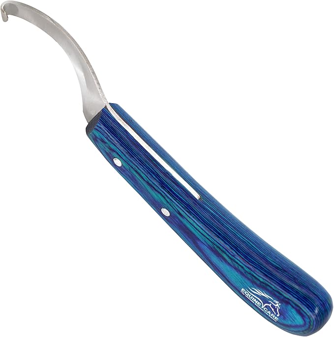Equine Care Right-Handed Hoof Knife – Professional Farrier Knife & Hoof Trimmer Tool | Ultra-Sharp J2 Stainless Steel Blade, Ergonomic Handle for Horse Hoof Trimming, Cleaning & Farrier Supplies