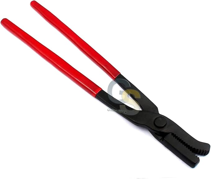Farrier's HOOF Nail Clincher 13" Steel RED Coated Handle by G.S ONLINE STORE