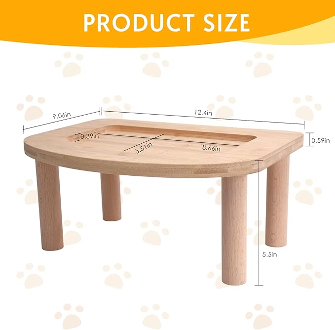 Hamster Wheel Platform, Hamsters Wheel Platform Compatible with Niteangel Medium Hamsters Running Wheels Featuring Raised Edges for Enhanced Stability